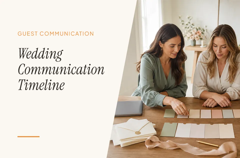 Wedding Communication Timeline: What to Tell Guests & When