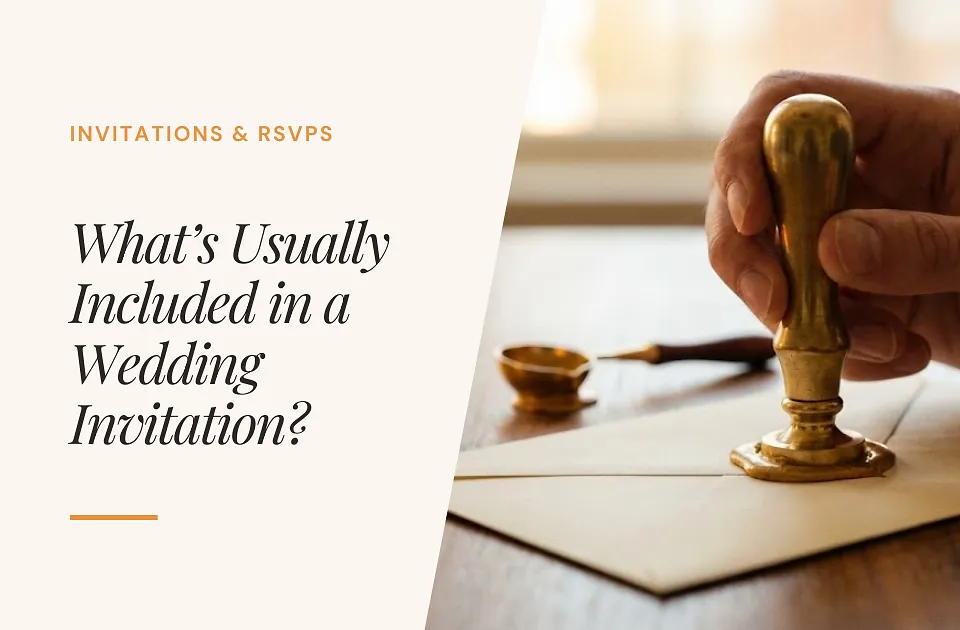 What's Included in a Wedding Invitation? (Checklist)
