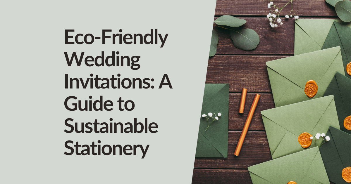 eco-friendly wedding invitations